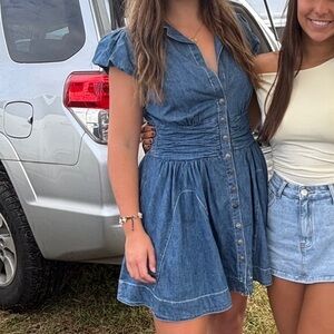 Free people denim dress